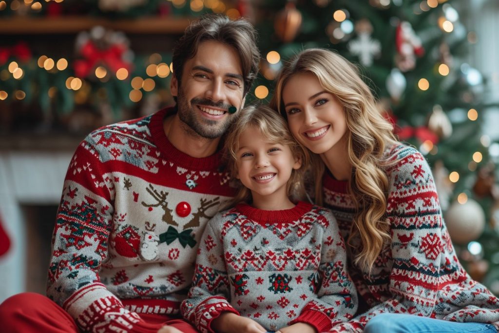 Quand Noël rime avec humour : les pulls de Noël drôles pour toute la famille