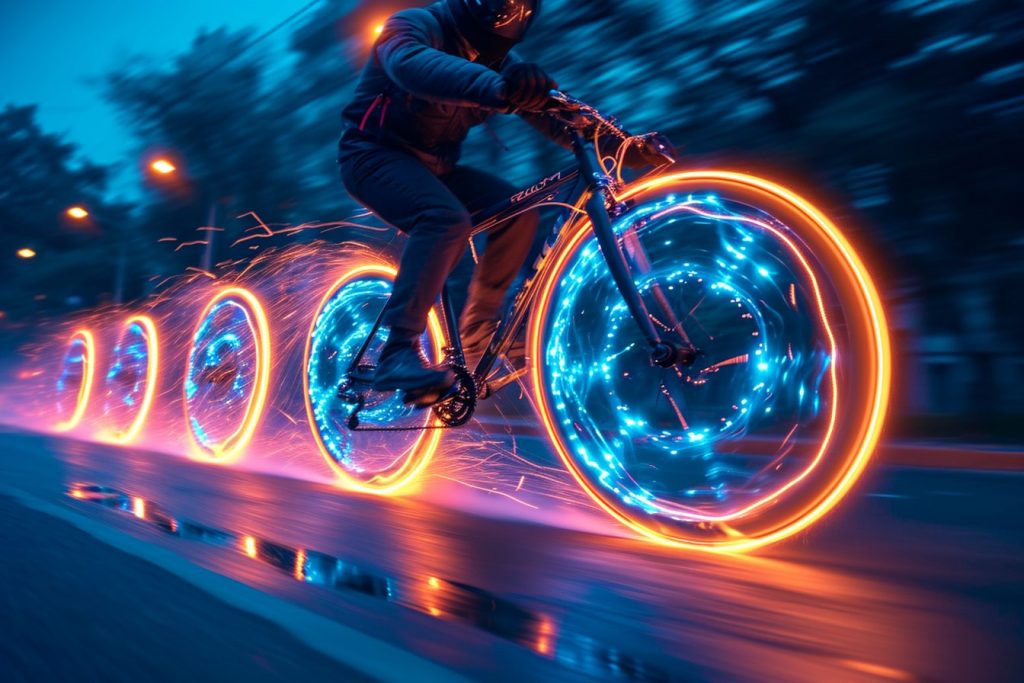 Est-il légal d&rsquo;utiliser des éclairages sur les roues de vélo ?