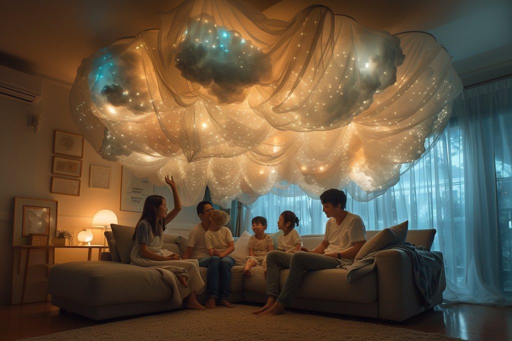 Rêves en famille : la magie des ciels de lit pour transformer votre maison