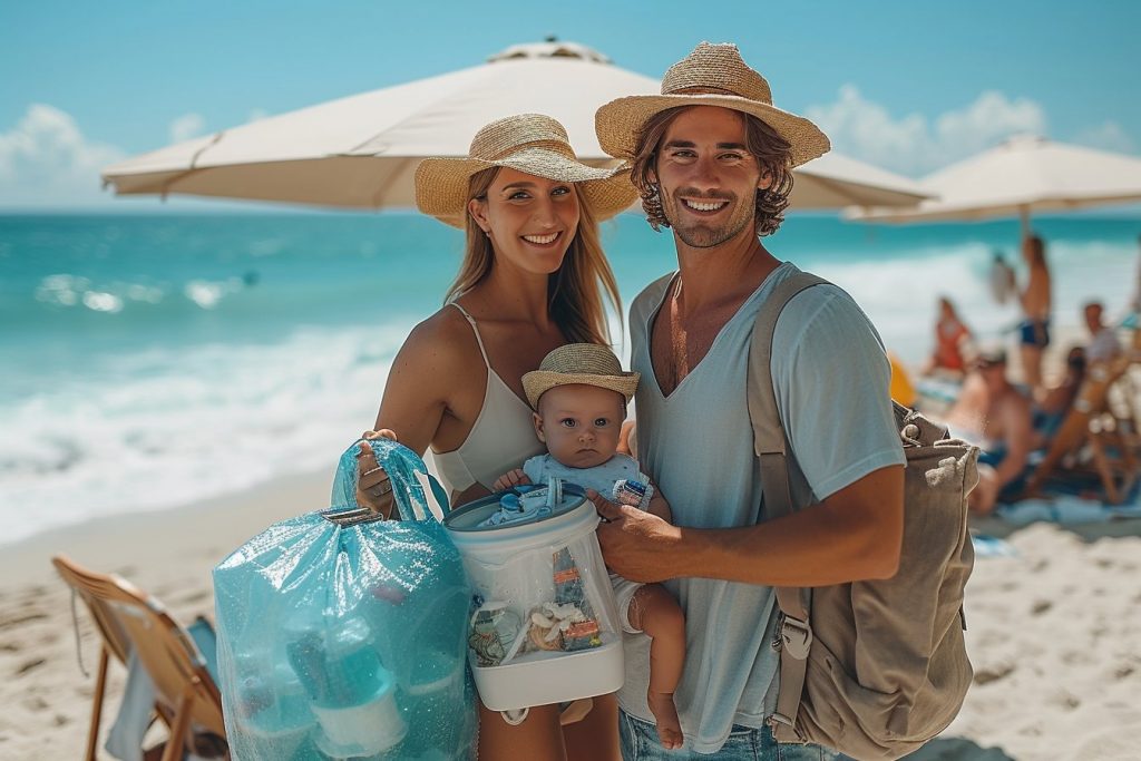 Premières vacances à la plage avec bébé : les indispensables à ne pas oublier