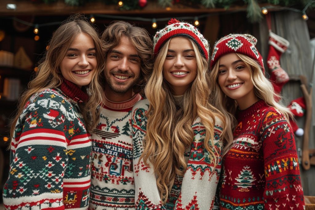Ajoutez une touche d’humour festif avec des pulls de noël drôles et originaux