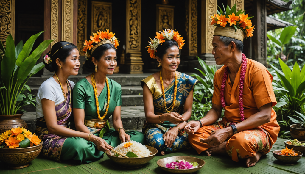 Traditions balinaises : rites familiaux et héritages culturels