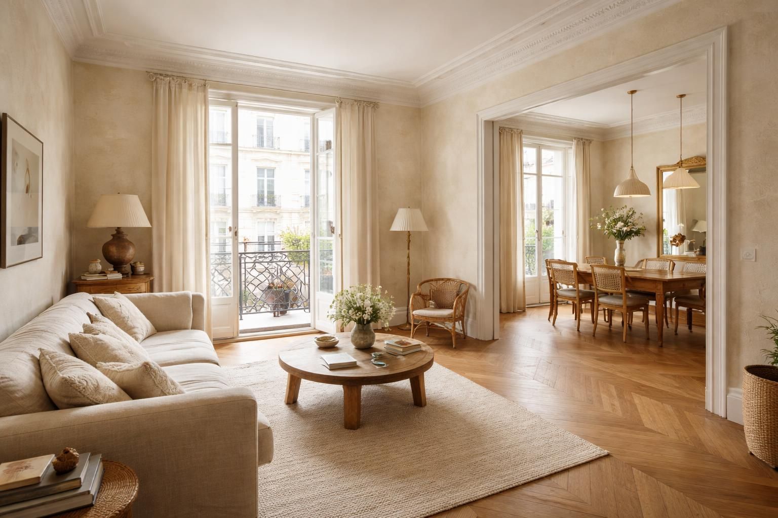 découvrez comment restaurer une maison familiale ancienne en alliant tradition et modernité grâce à l'enduit à la chaux tradical et au parquet haussmann, pour un intérieur élégant et authentique.