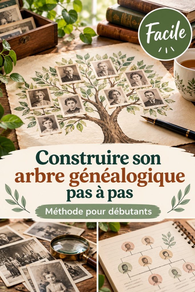 Construire son arbre généalogique étape par étape
